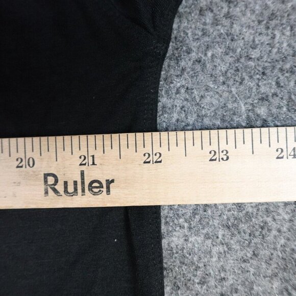 Kit and Ace Shirt Large Black Solid Raglan - Picture 6 of 7